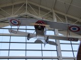 EAM_040 - a Sopwith Camel hangs in the foyer of the Imax theatre