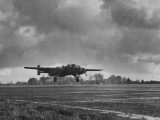 320__0012 - a B-25 taking off from Melsbroek