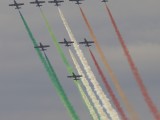 RIAT2009_241 - lots of smoke around and the Freece Tricolori trail a bit more - in Italian colours