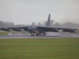 RIAT2009_247 - the B52 taking off from wet runway