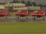 RIAT2009_268 - Red Arrows this pic of them talking off in the wet